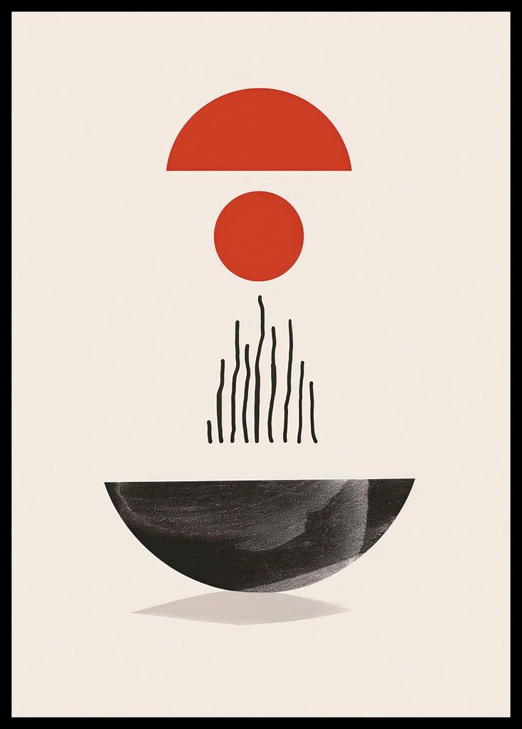 Plakat 42x59,4cm Halbrunde Form
