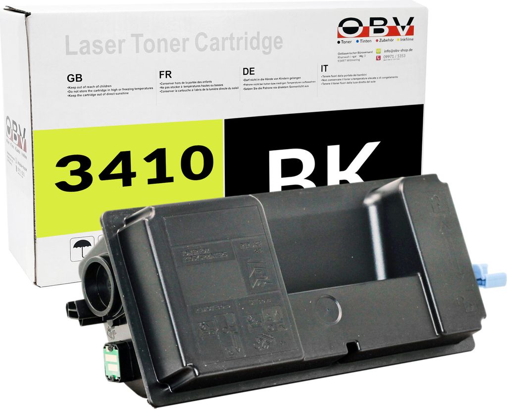 OBV Toner für Kyocera PA 5000 x TK-3410 Schwarz