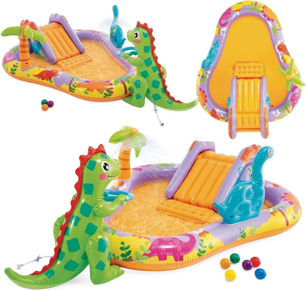 Intex 56139 Parco Giochi Gonfiabile Dinosauri per Bambini | Offerta Estate