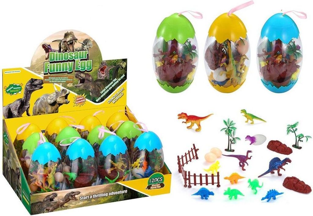Dinosaurus vo vajíčku MIX - (hračky, figúrky) Obrázok produktu 