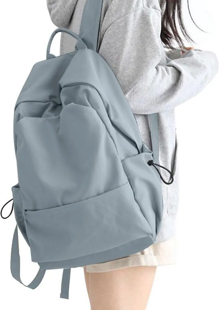 Cartable scolaire bleu pour PC 15,6 pouces - Sac à dos fille élégant