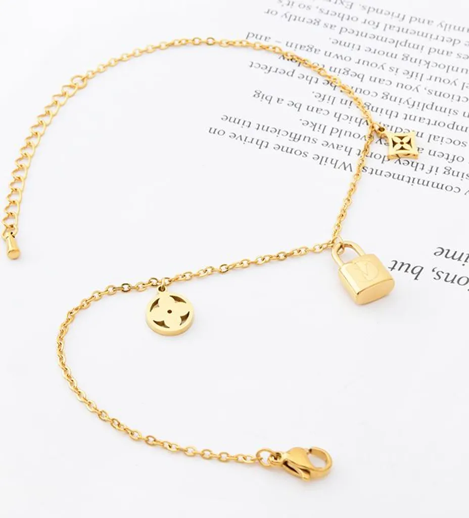 Cavigliera Oro Minimal Acciaio Inossidabile: Classe Quotidiana Donna - 7
