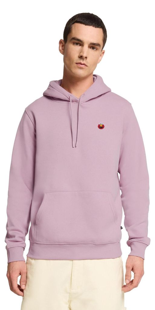 Spreadshirt Sesamstraße Elmo Gesicht Stick Herren Premium Hoodie, 3XL, Altrosa