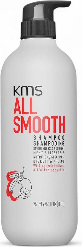 KMS All Smooth Shampoo 750ml - Anti-Frizz Shampoo