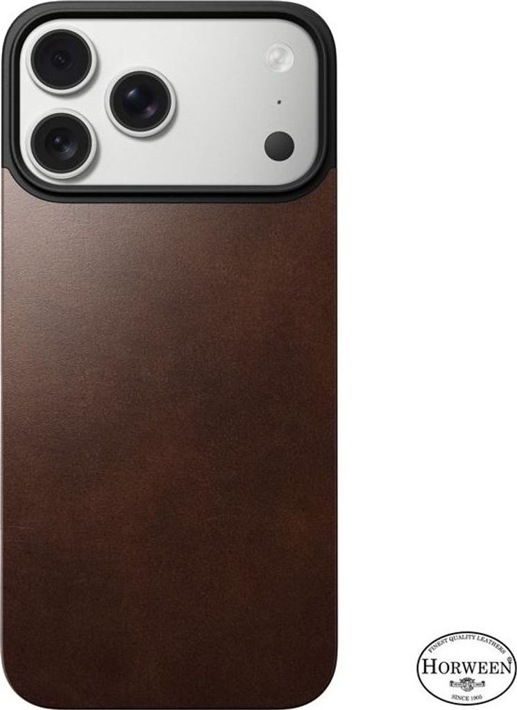 Nomad Magnetické kožené puzdro iPhone 17 Pro Rustic Brown Obrázok produktu 