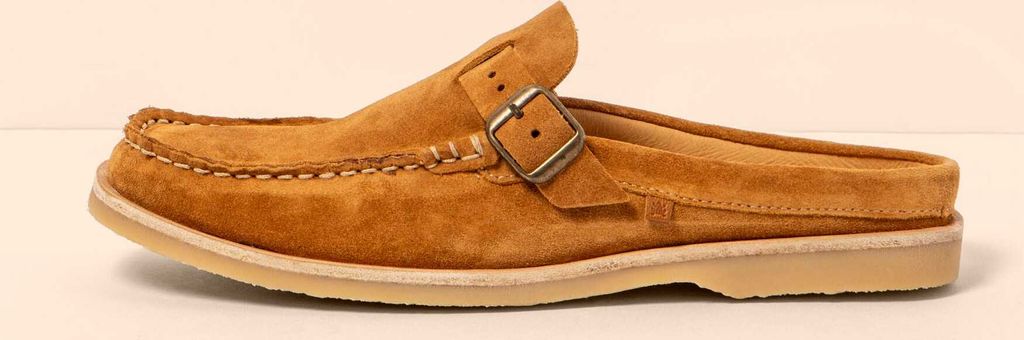 El Naturalista Mokassins Uni N5965 SILK SUEDE TOFFEE/PLANTAE Farbe Braun
