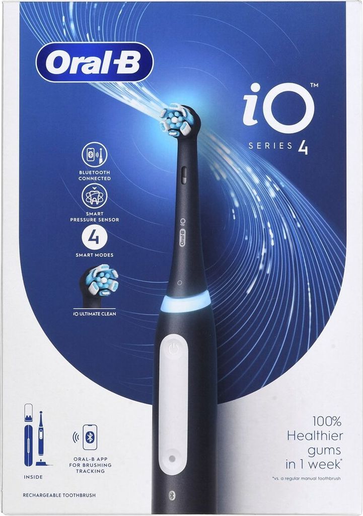 Braun Oral-B elektrische Zahnbürste iO 4 BLACK Produktbild 20
