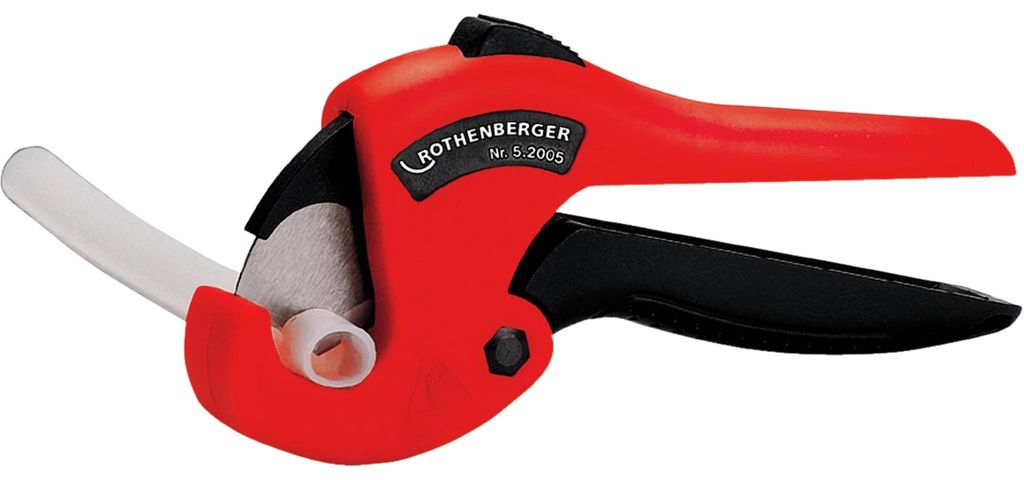 Kunststoffschere ROCUT TC 26 Prof.0-26mm PP/PE/PB/PEX/PVDF ROTHENBERGER