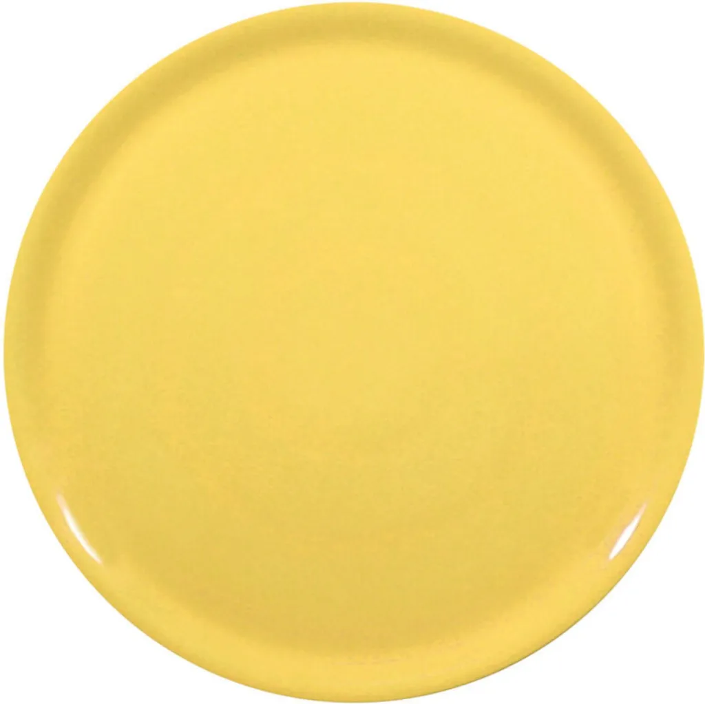 Set 6 Piatti Pizza 31 cm Giallo Speciale - Porcellana per Home Pizza