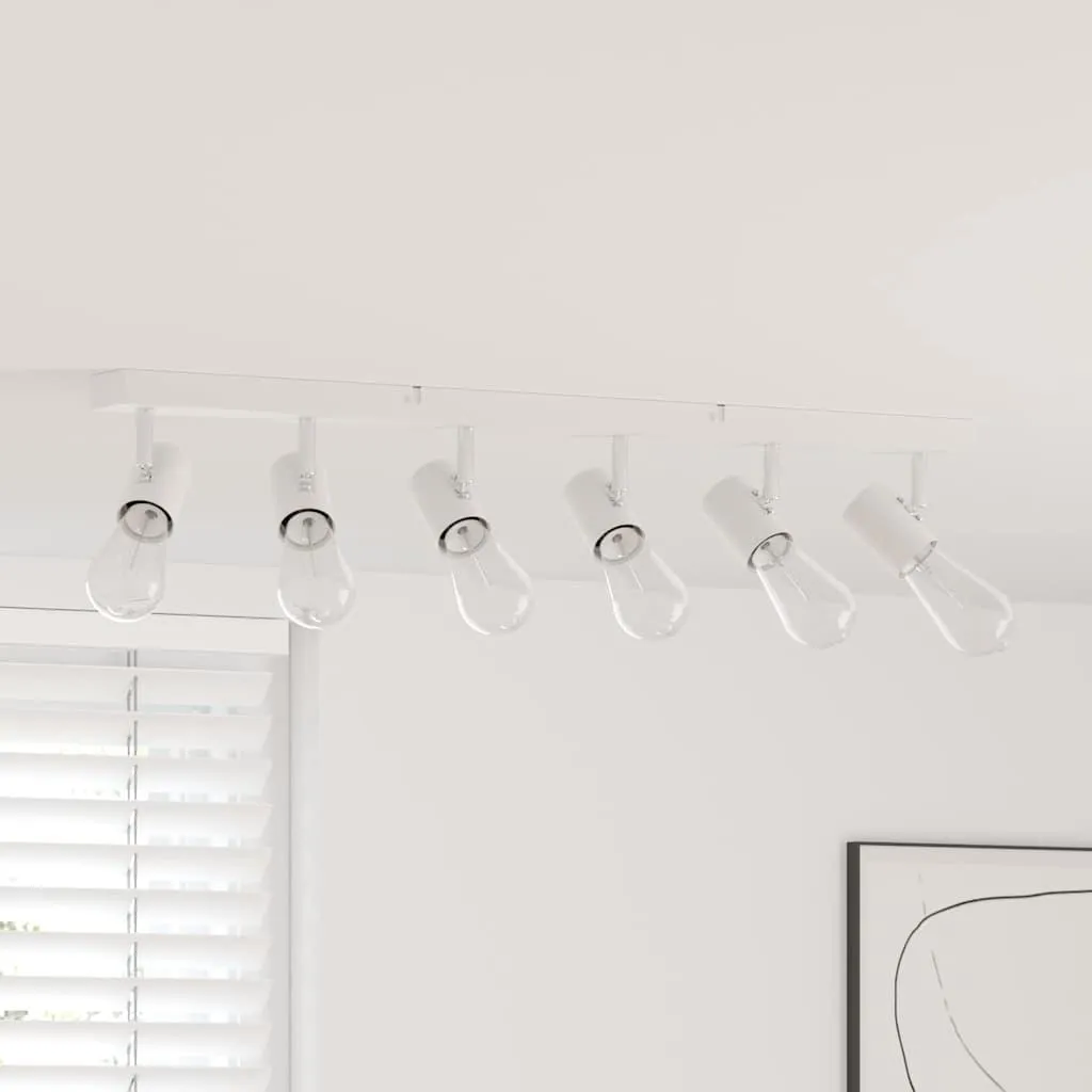Éclairage pour Cuisine et Salon Spot Encastré Blanc 73 cm vidaXL en Métal