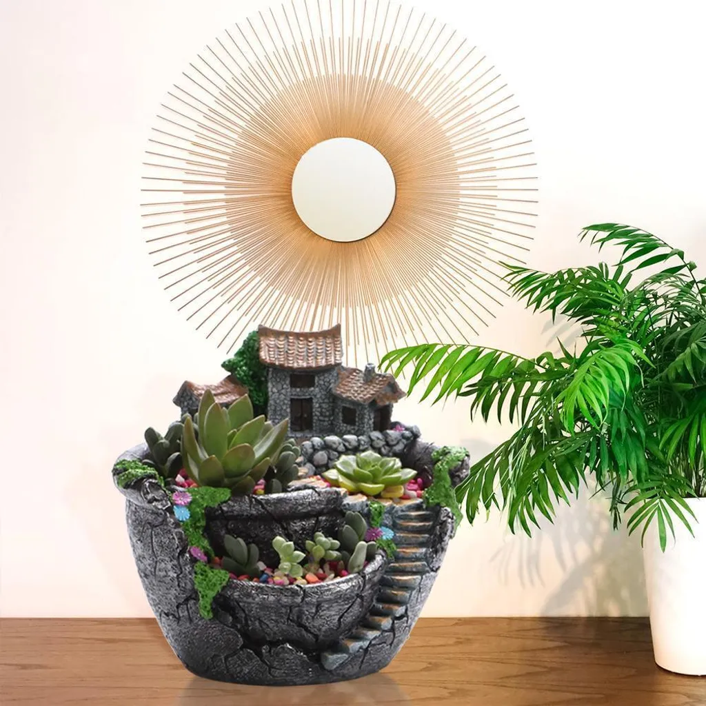 Cache-pot Succulente Design Maisonnette Panier à Fleurs pour la Déco - 2