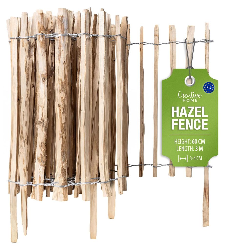 Creative Home houten schutting 60cm hoog en 3m lang, Productafbeelding 