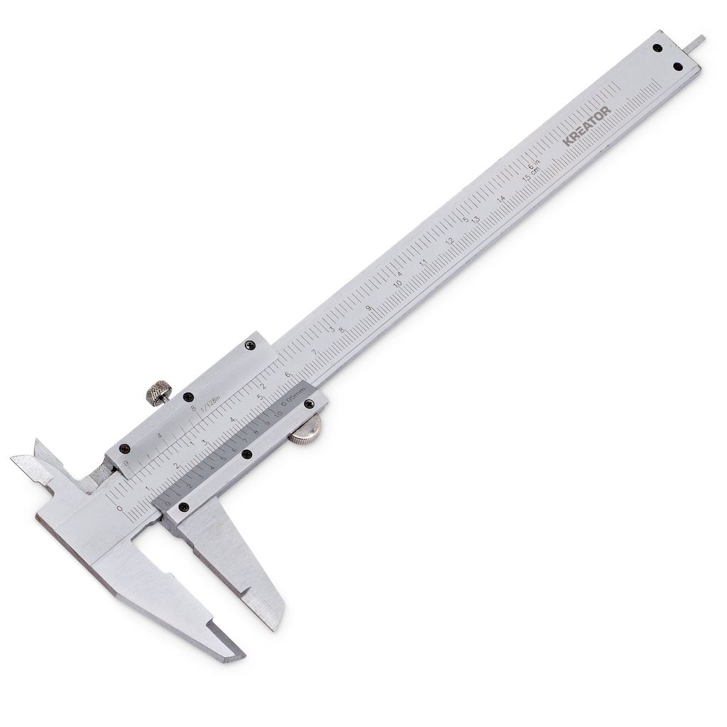 Messschieber Messgerät 0,01-150 mm Feststellfunktion aus Stahl - Schieblehre Stahl