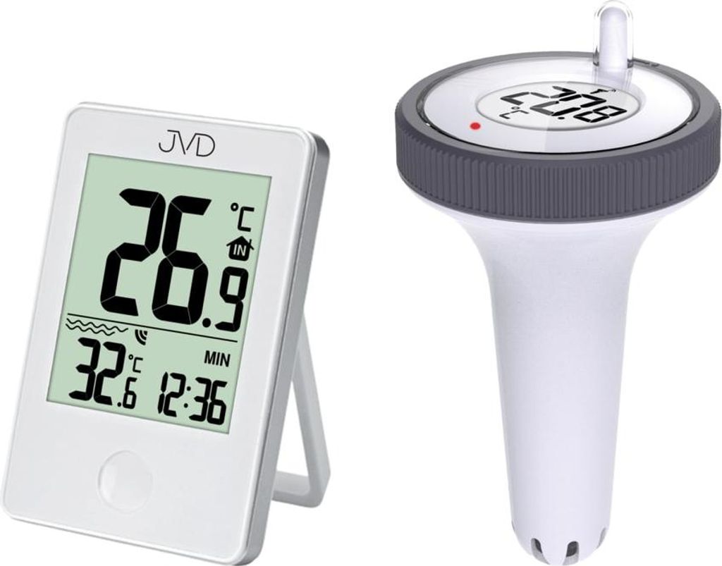 Digitálny bezdrôtový bazénový teplomer JVD T3351.1 Obrázok produktu 