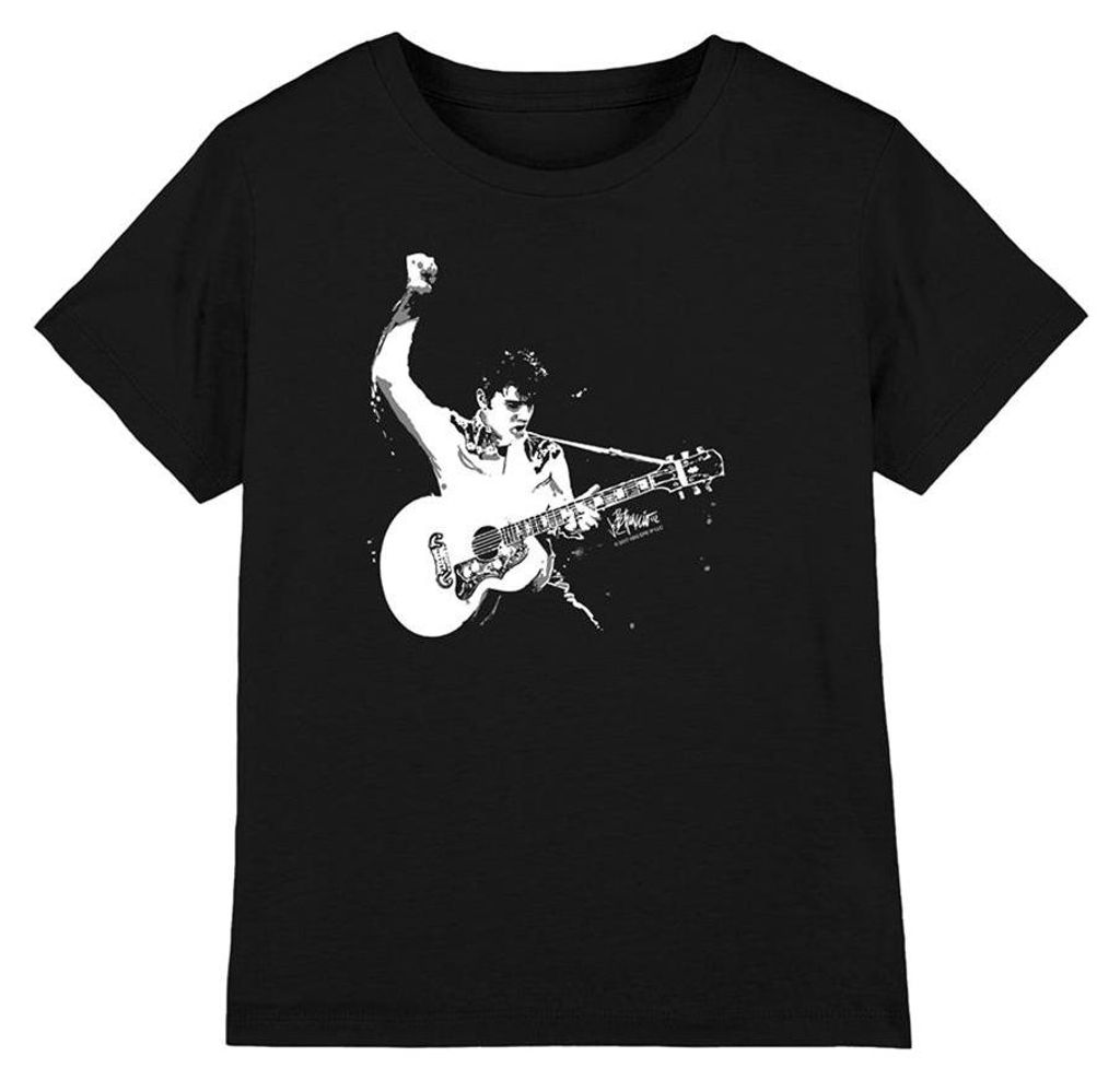 Elvis Presley - "Guitarman" T-Shirt für Kinder TV32978 (116) (Schwarz)