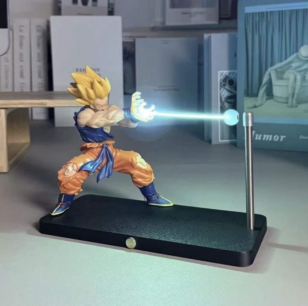 Dragon Ball Son Goku Lampe Kamehameha Magnetisch LED Nachtlampe Dekoration
