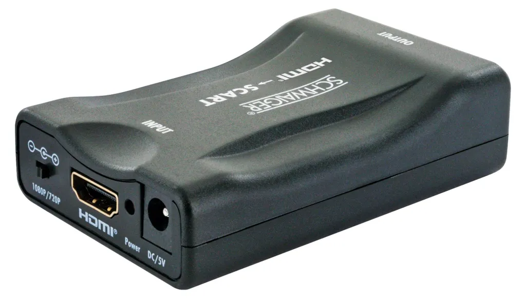 Adattatore per collegare nuovi decoder a vecchie TV SCART Schwaiger