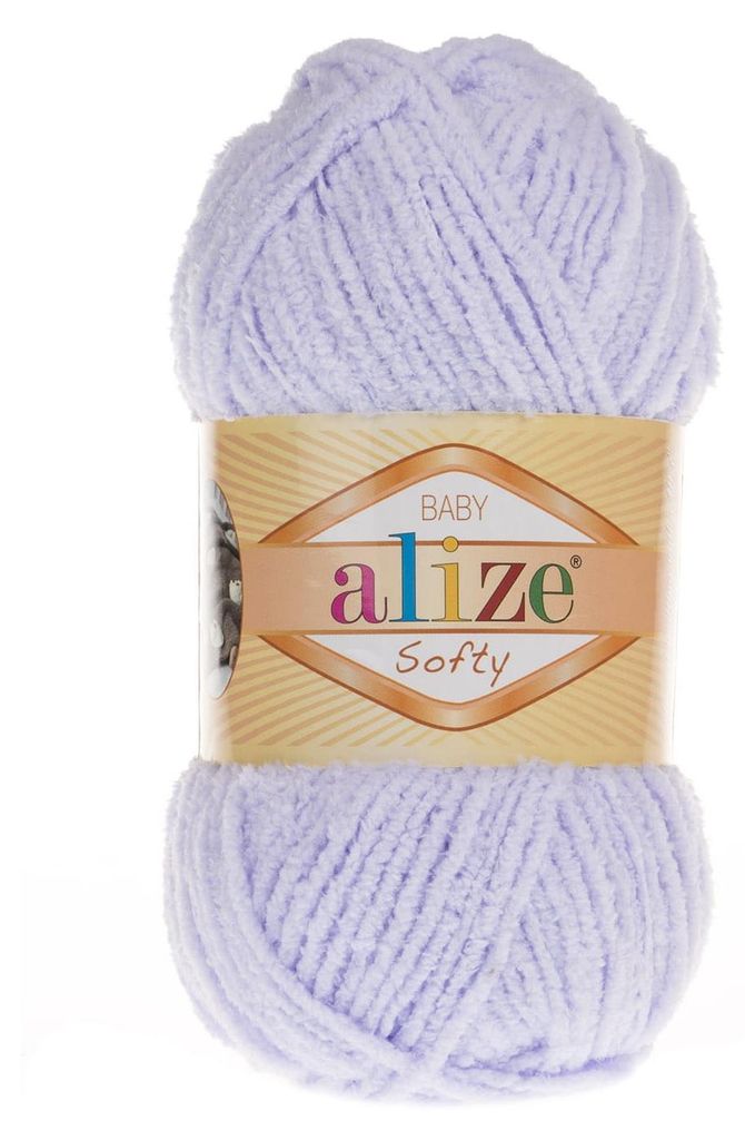 Alize Baby Softy Garn 50g/115m Lavendel – extra weich, pflegeleicht