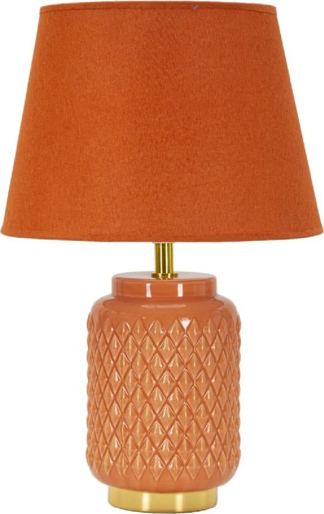 Luminaire de salon design orange Mauro Ferretti carré Ø 28 cm E27
