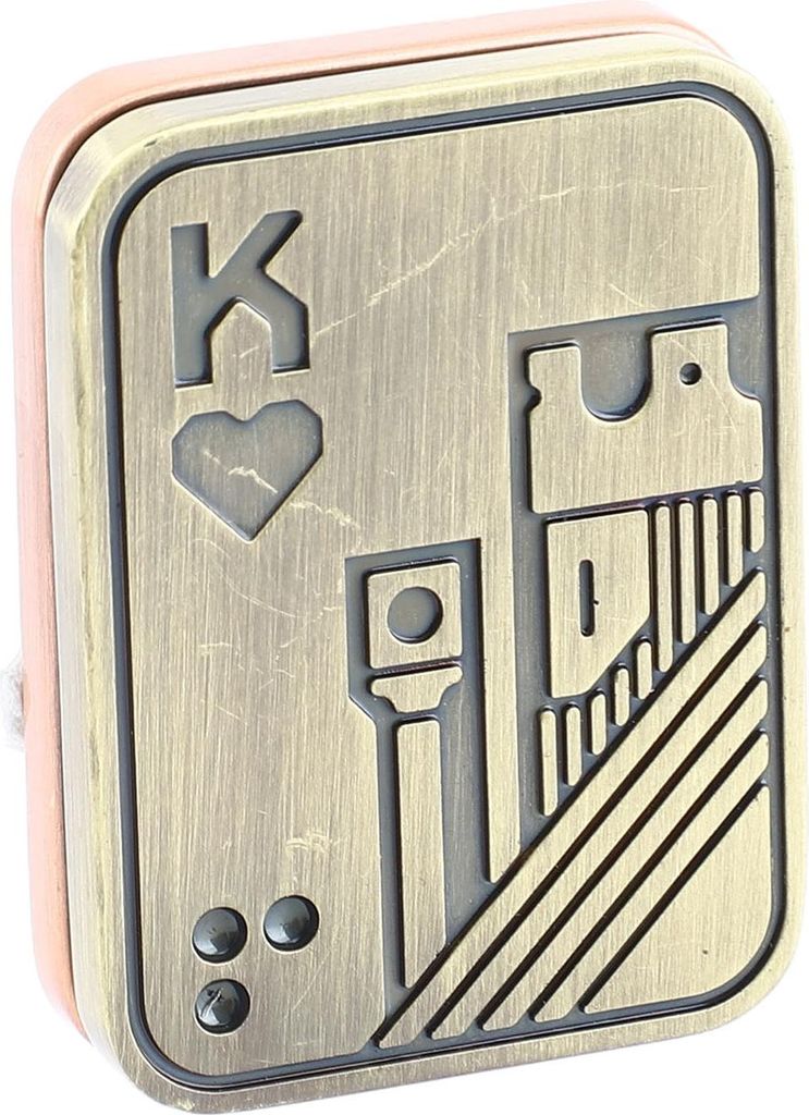 Push-Card-Slider-Spielzeug aus Metall mit Fingerspitze für Erwachsene im Büro