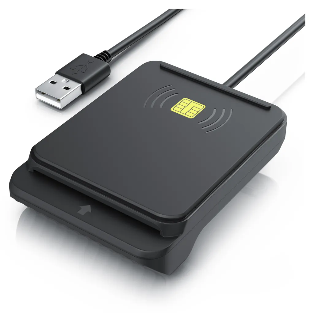 Lecteur de cartes à puce USB externe pour Windows 11 avec technologie NFC