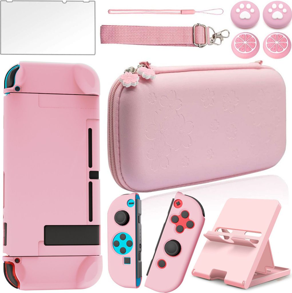 INF Tragetasche und Zubehör kompatibel mit Nintendo Switch 10-Piece