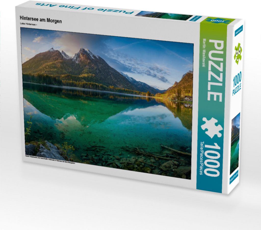 CALVENDO Puzzle Hintersee am Morgen | 1000 Teile Lege-Größe 64x48cm Foto-Puzzle für glückliche Stunden
