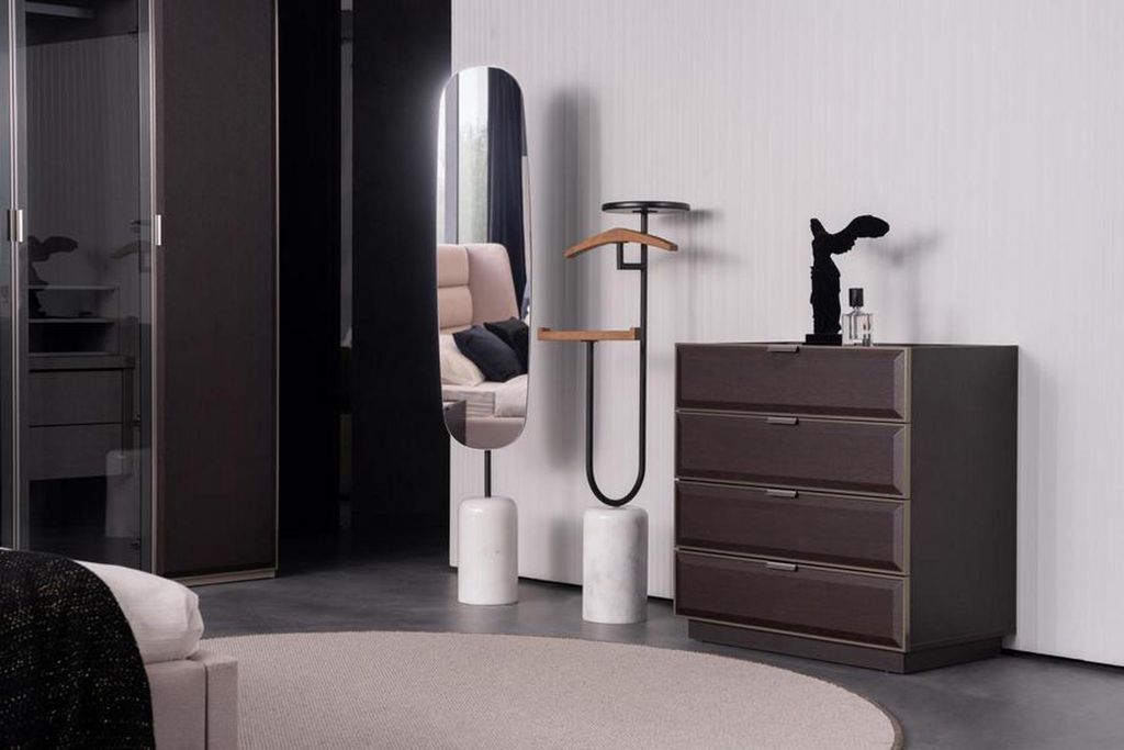 Spiegel Kleiderbügel Standspiegel Butler Kleiderständer Schlafzimmer