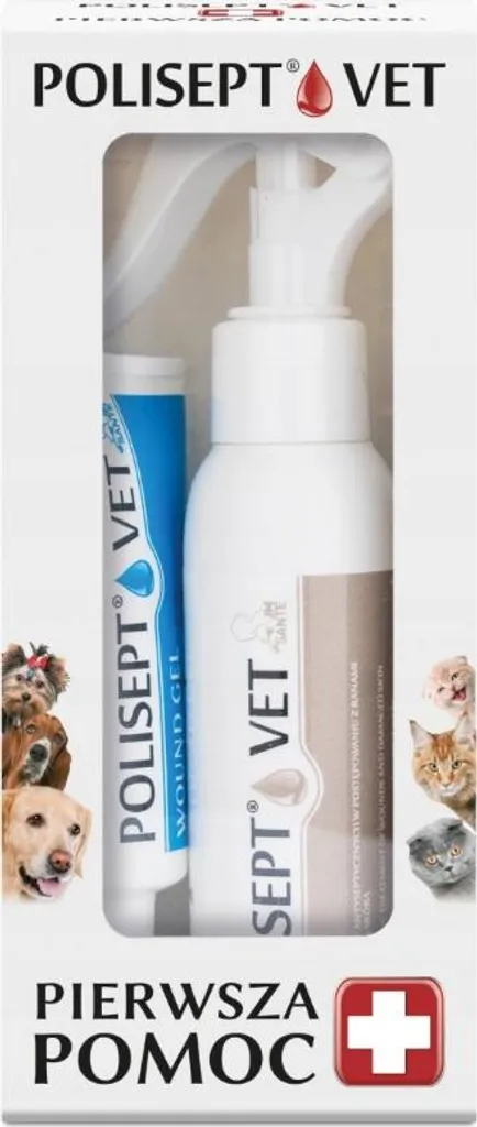 Polisept Vet First Aid Kit 100+30ml - Medicazione Avanzata Veterinaria