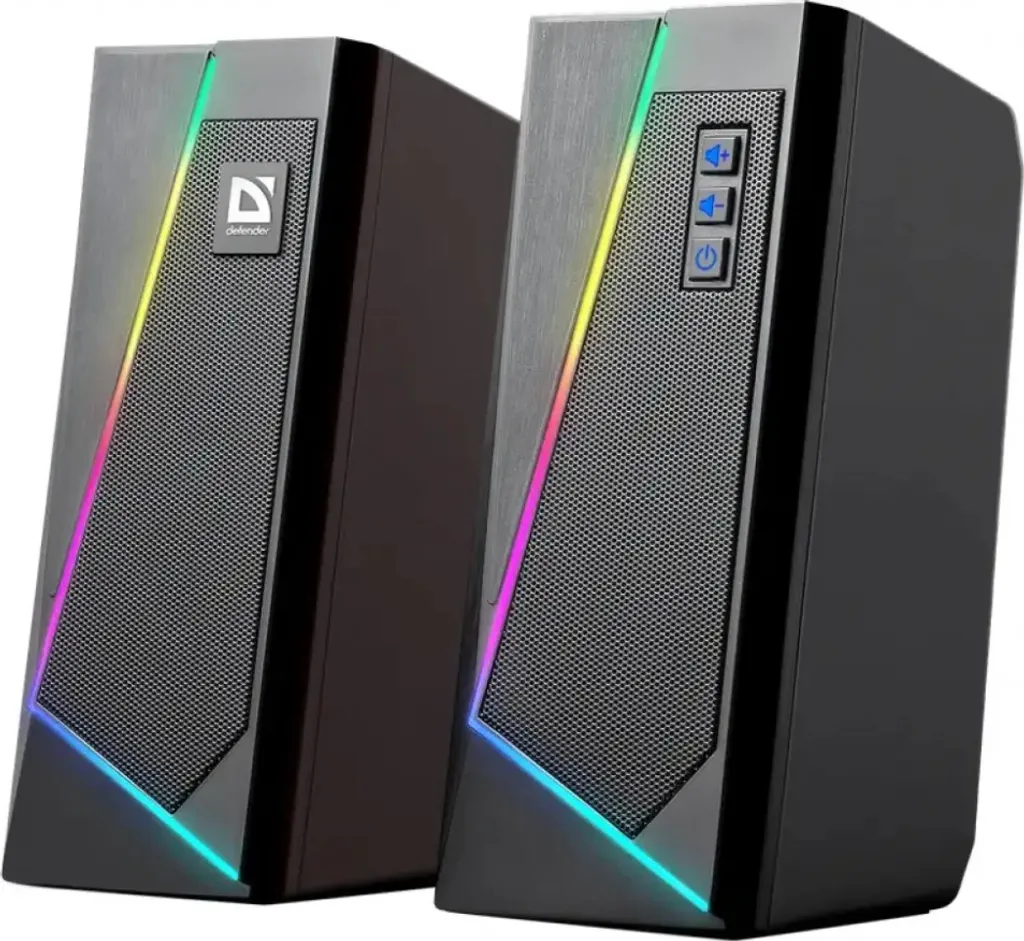 Defender SOLAR 3 2.0 Altoparlanti Gaming RGB Bluetooth 10W USB