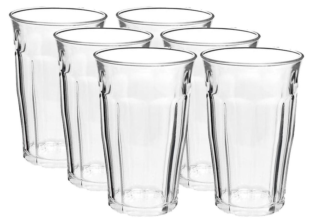 Duralex Longdrinkglaser Picardie - 6x Stuck - Glas - 360 ml