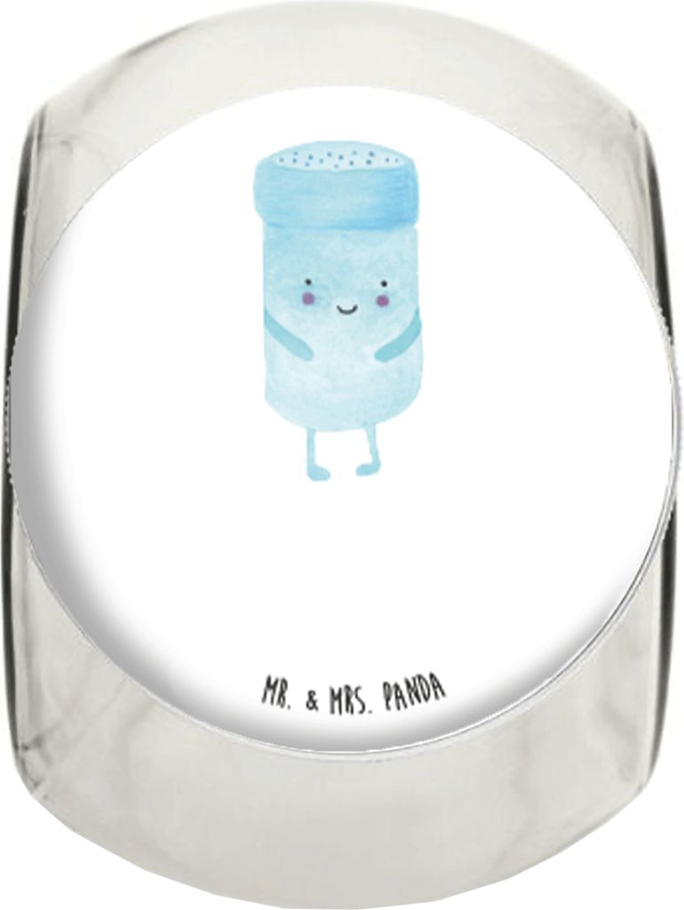 Mr. & Mrs. Panda Bonboniere Beste Freunde Salz XL 2000ml - Weiß - Geschenk, Teedose, Kaffeedose, Fehlende Keywords, Vorratsbehälter, Frischhalted...