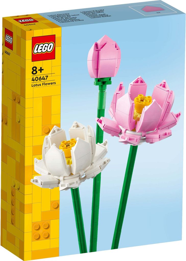 LEGO Creator Fleurs de lotus, set de bouquet de 3 fleurs Image du produit 