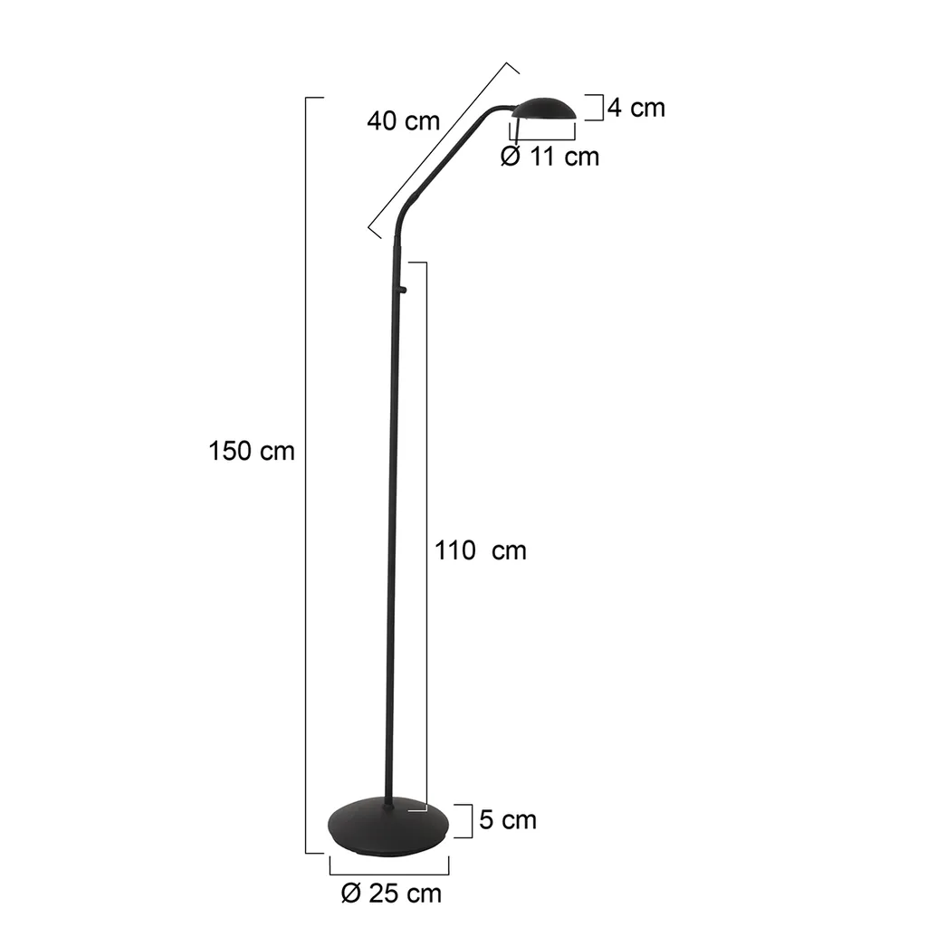 Lampadaire LED Biron Mexlite : solution d'éclairage moderne et économe - 10