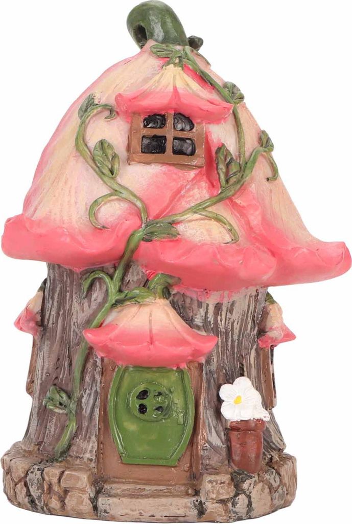 Gnome Fairy House Harz staubdes wasserdichtes Garten Gnome Figur für Gartenrasen außerhalb Dekor