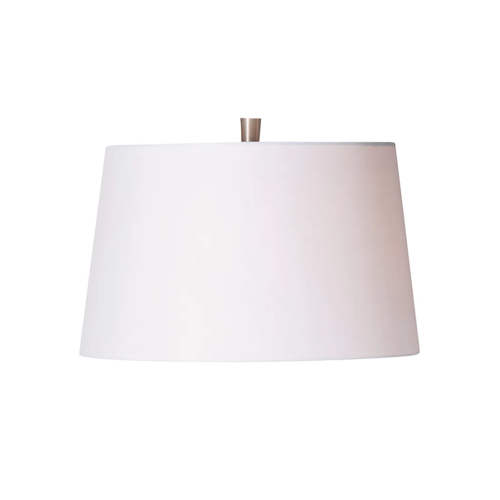 Steinhauer Abat-jour Blanc 30x30 - Tissu Chintz Haute Qualité 30cm