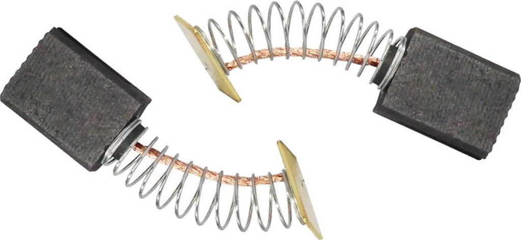 2x Trade-Shop Kohlebürsten Motorkohlen 6 x 10 x 13/14,5mm kompatibel mit Meistercraft MHRW 1200 Rührwerk