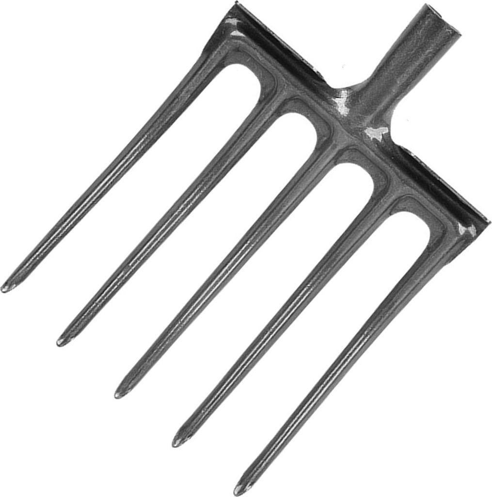 Gartenforke aus hochfestem Kohlenstoffstahl Anti-Brech Gartenrechen für Bauernhöfe Ranches (5 Zinken)