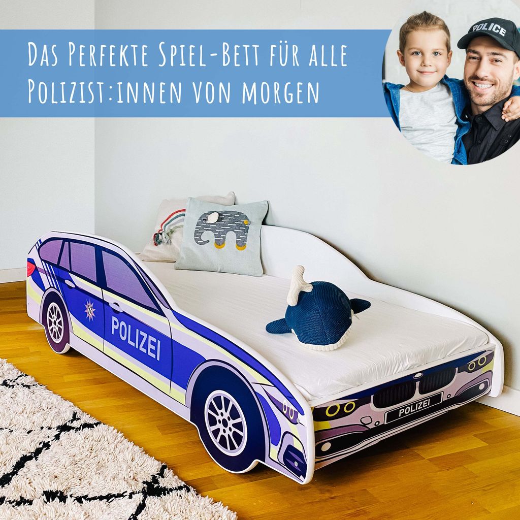 Autosedačka 70x140 cm Hrací postýlka Dětská postýlka s Obrázek produktu 
