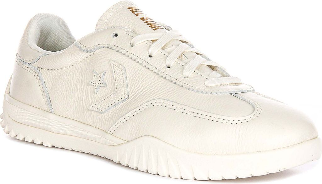 Converse Run Star Trainer A12778C in Creme Leder – 7 UK - 41 EU - 8M/9.5F US / Cream
