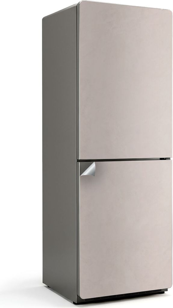 Farbe Orange – Kühlschrank Aufkleber – Klebefolie Kühlschrank – Kühlschrank Nachbildung – Kühlschrankfolie selbstklebend – Küchen Na...