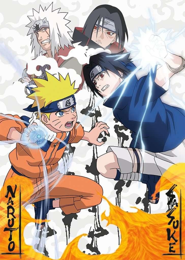 Nathan Puzzle Naruto vs. Sasuke - 1000 Teile Anime Puzzlemotiv