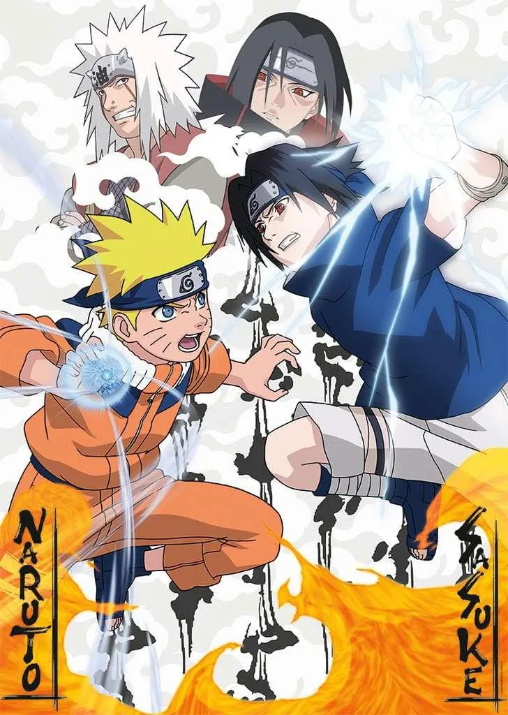 Puzzle Nathan Naruto contre Sasuke 1000 pièces - Qualité Premium Pro