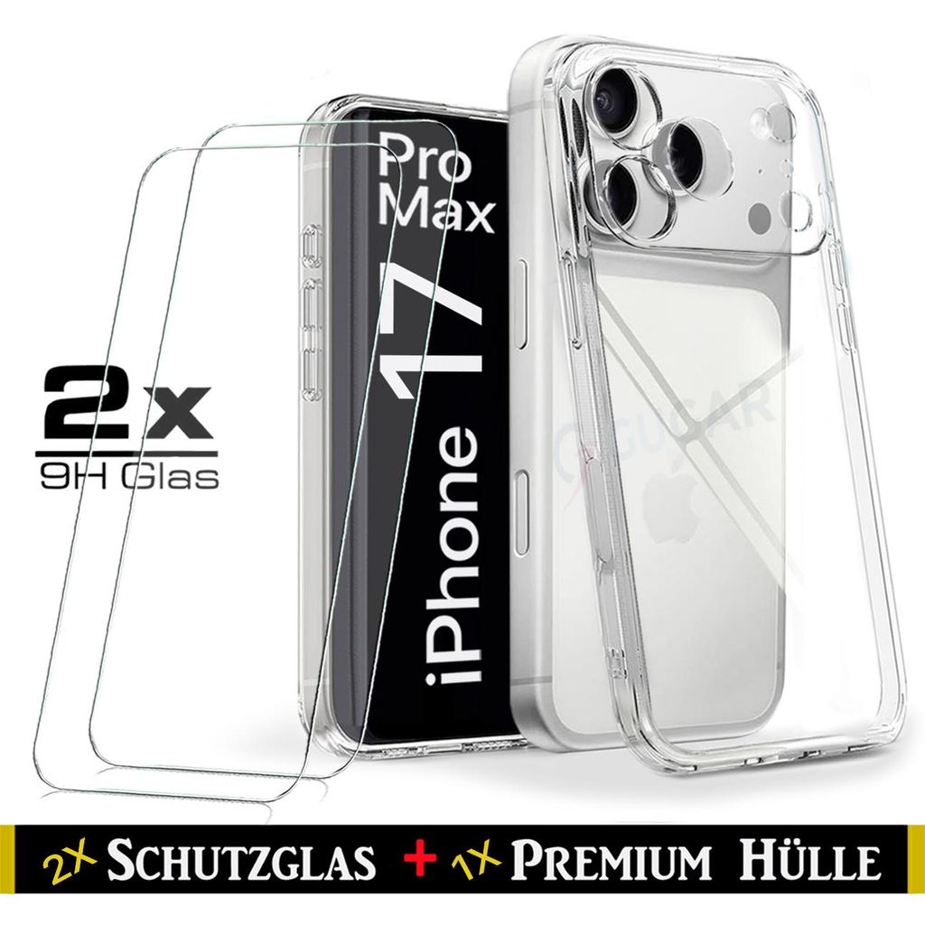 Für iPhone 17 Pro Max - Transparent Silikon Handy Schutz Produktbild 