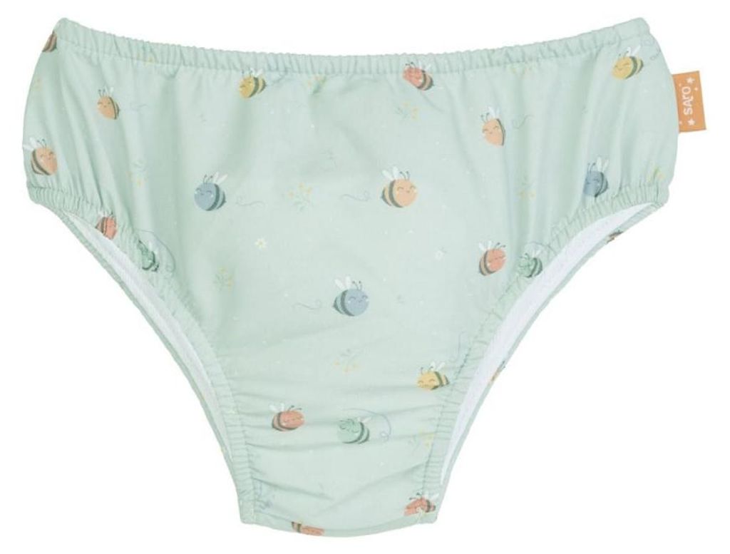 Schwimmwindel für Babys mit UV-Schutz UPF 50+, wiederverwendbar, 6–12 Monate, Bee Happy