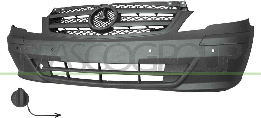 PRASCO Stoßstange Stoßfänger passend für MERCEDES-BENZ VITO Bus (W639) ME9101012