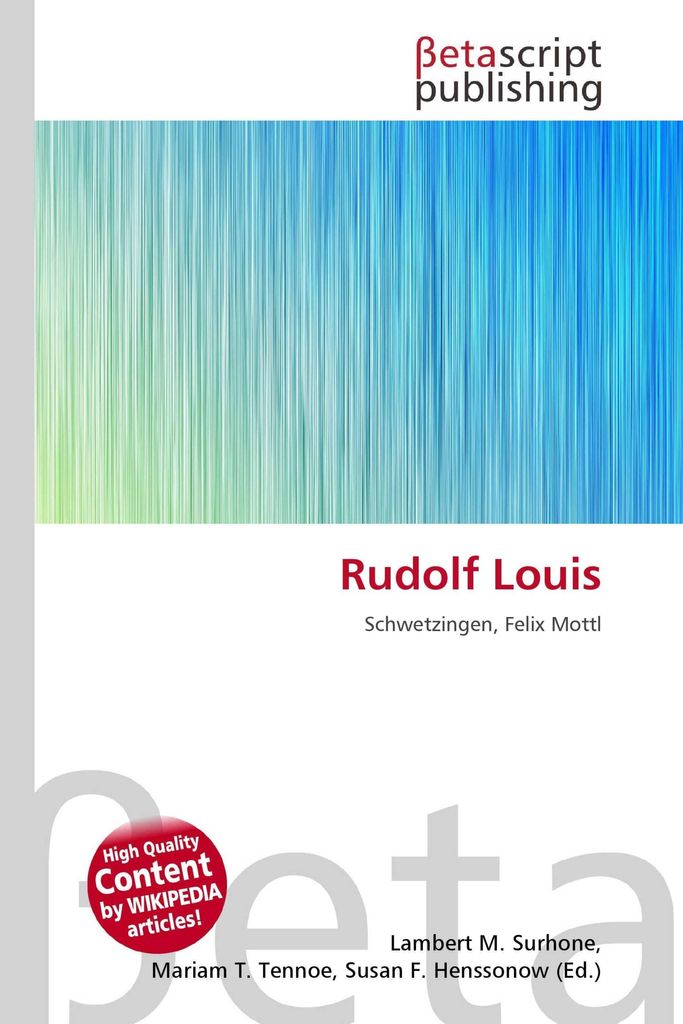 Rudolf Louis
