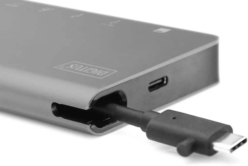 DIGITUS DA-70877 Station d'accueil USB-C 8 ports pour PC portable