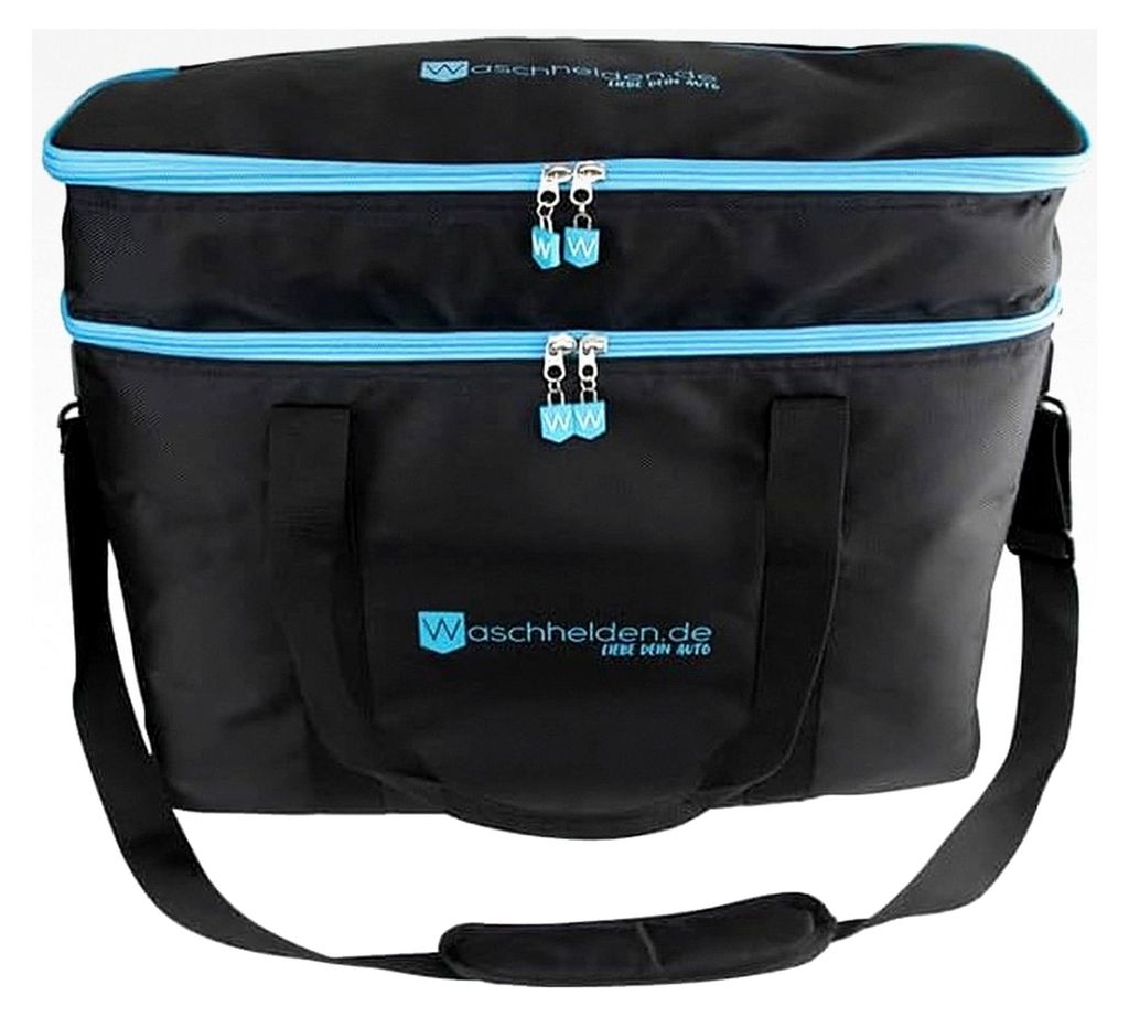 Detailing Tasche Groß | Praktische Kofferraumtasche mit Klettverschluss für optimale Fixierung | Organizer zur Aufbewahrung von Autopflegeprodukt...