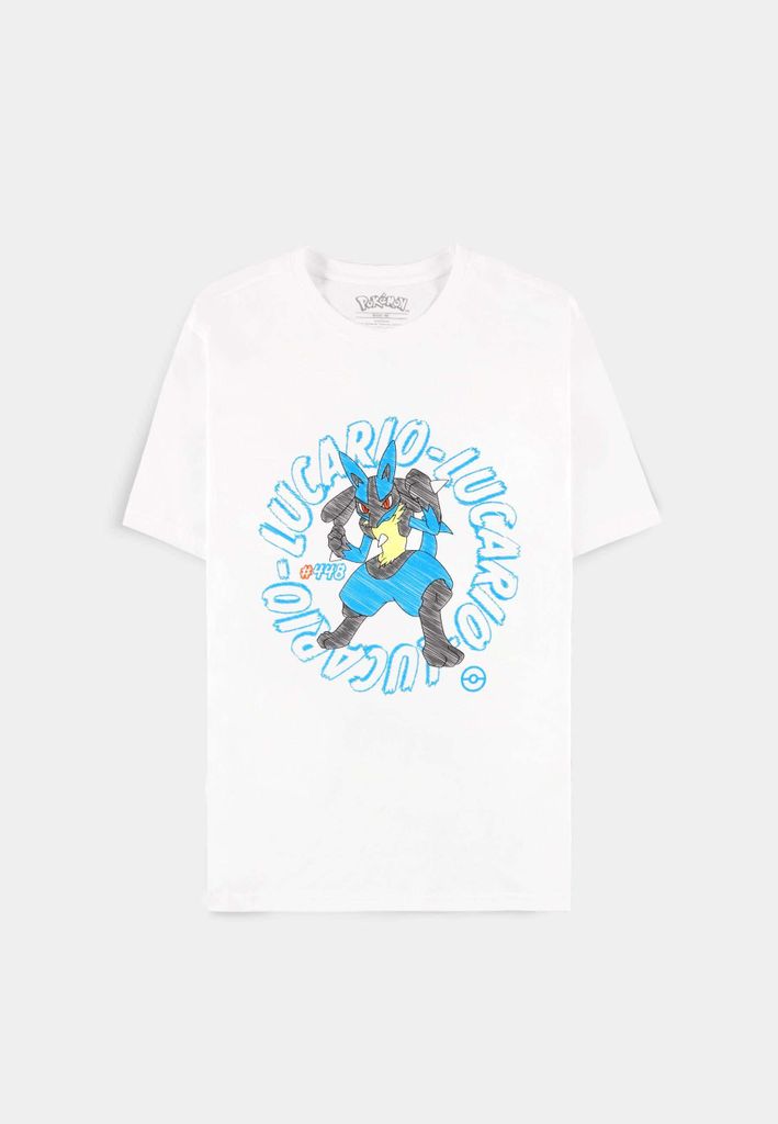 Pokemon - Lucario Herren Kurzarm-T-Shirts Produktbild 